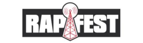 The Rap Fest logo, representing a platform dedicated to promoting independent and mainstream hip-hop artists, aligning with TMMA’s mission to elevate talent in the rap industry.