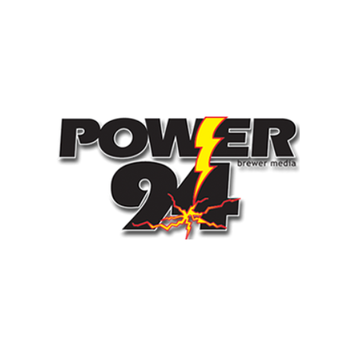Logo of Power 94, a radio station recognized for promoting hip hop and R&B artists through curated playlists and live broadcasts.