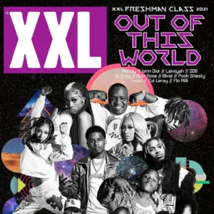A high-energy XXL Freshman Class magazine cover featuring rising hip-hop artists, symbolizing TMMA’s expertise in music promotion, Spotify growth, and industry impact.