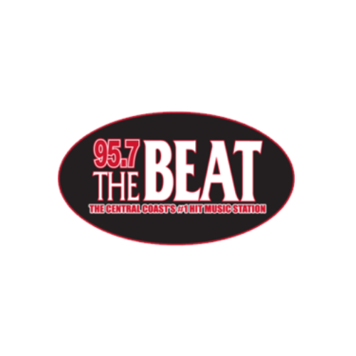 Logo of 95.7 The Beat, a top radio station delivering hit music across the Central Coast, supporting artist promotion and growth.