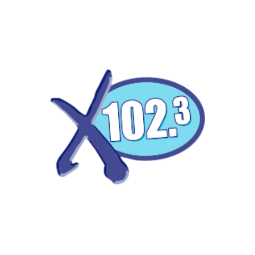 Logo of X102.3, a popular radio station known for playing the best in R&B, throwbacks, and urban hits, supporting both mainstream and emerging artists.